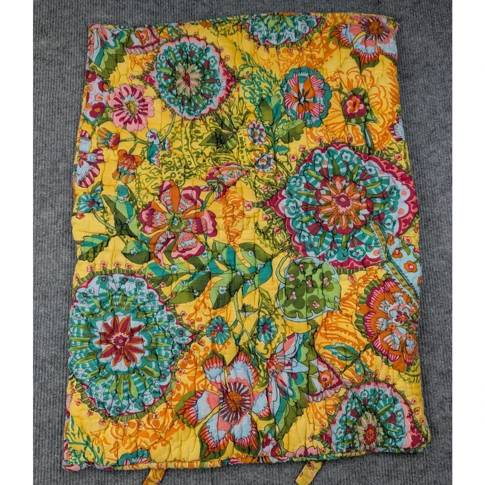 Pottery Barn Pillow Covers 25x18 Cotton Floral India Boho Cottage Colorful Retro